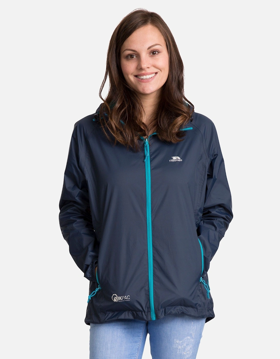 Womens/Ladies Qikpac Waterproof Packaway Shell Jacket