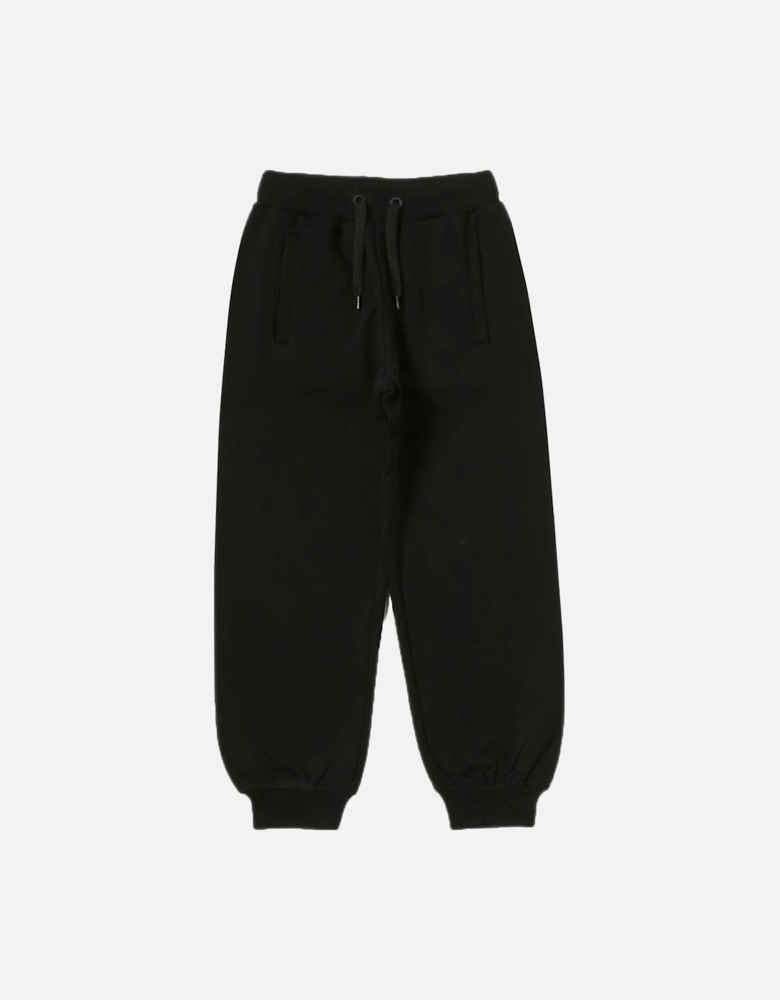 Boys Embossed Logo Joggers Black, 3 of 2