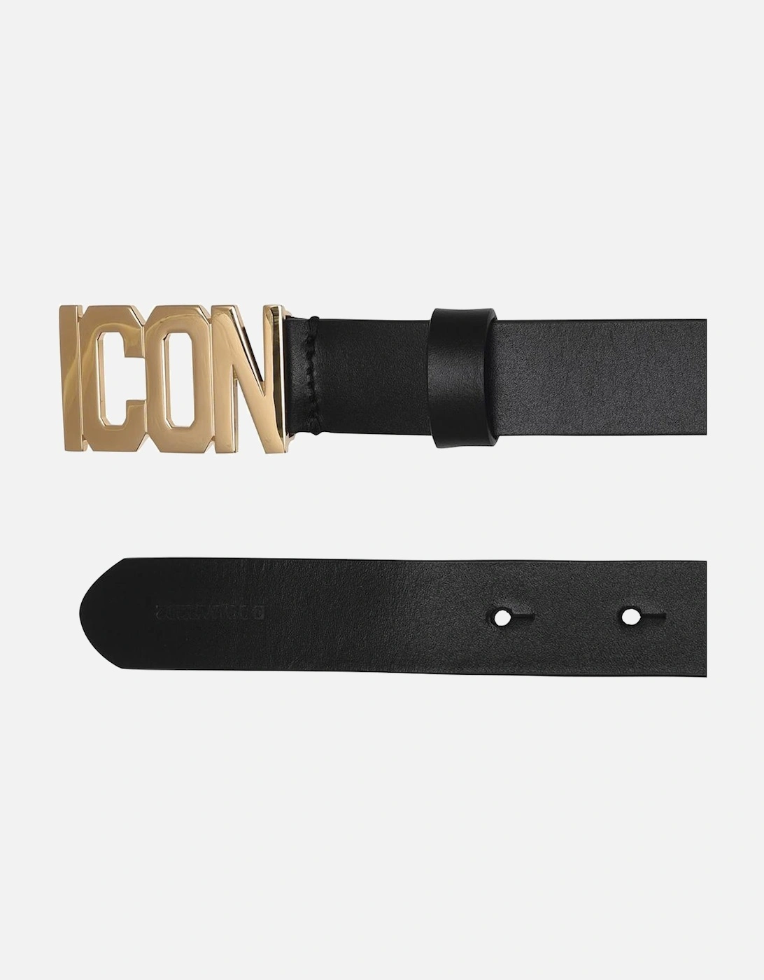 Men's Gold ICON Belt Black