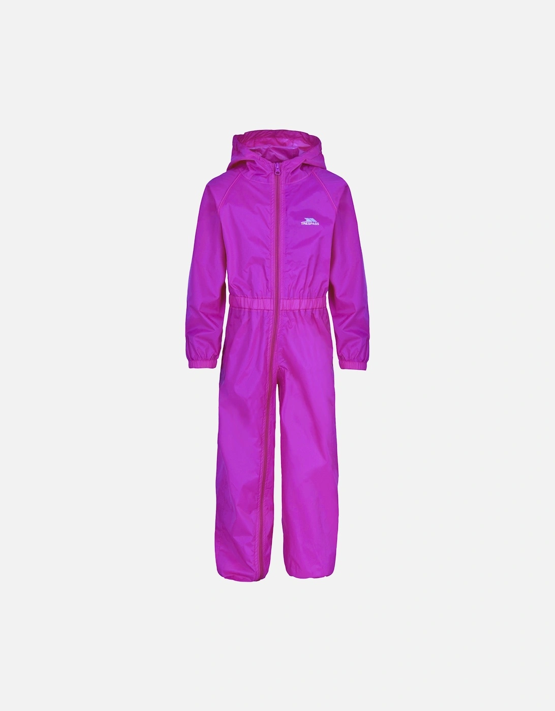 Childrens/Kids Button Rain Suit, 4 of 3
