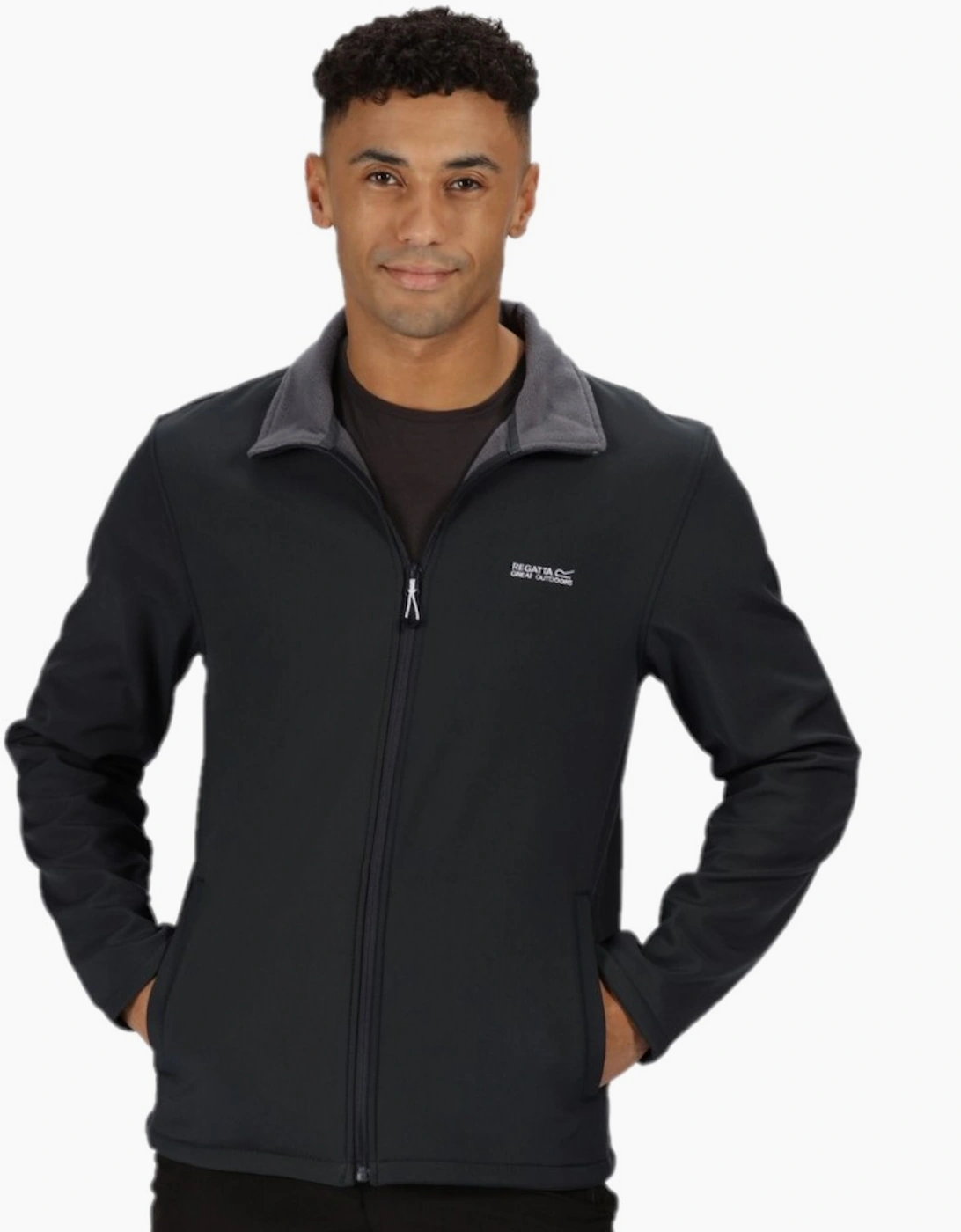 Regatta Men's Navy Cera V Wind Resistant Soft Shell Jacket  48/Regular 4XL