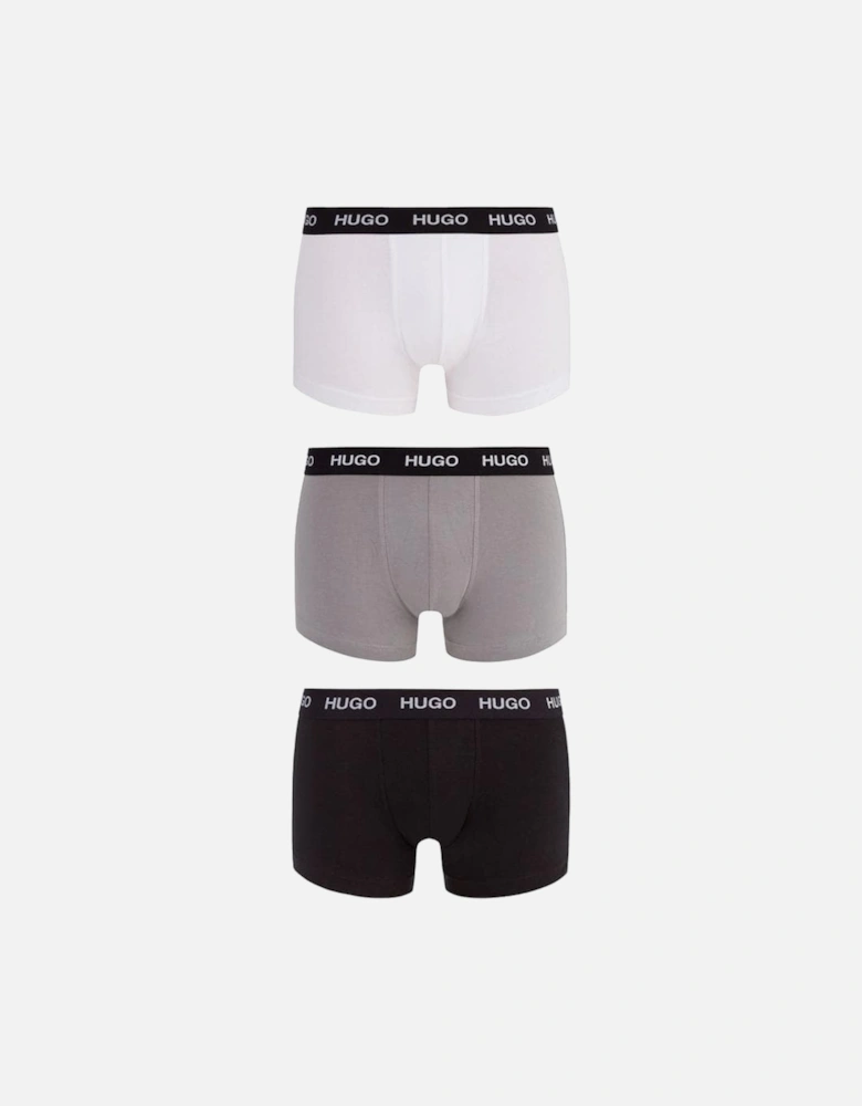 Three Pack Stretch-Jersey Mens Trunks