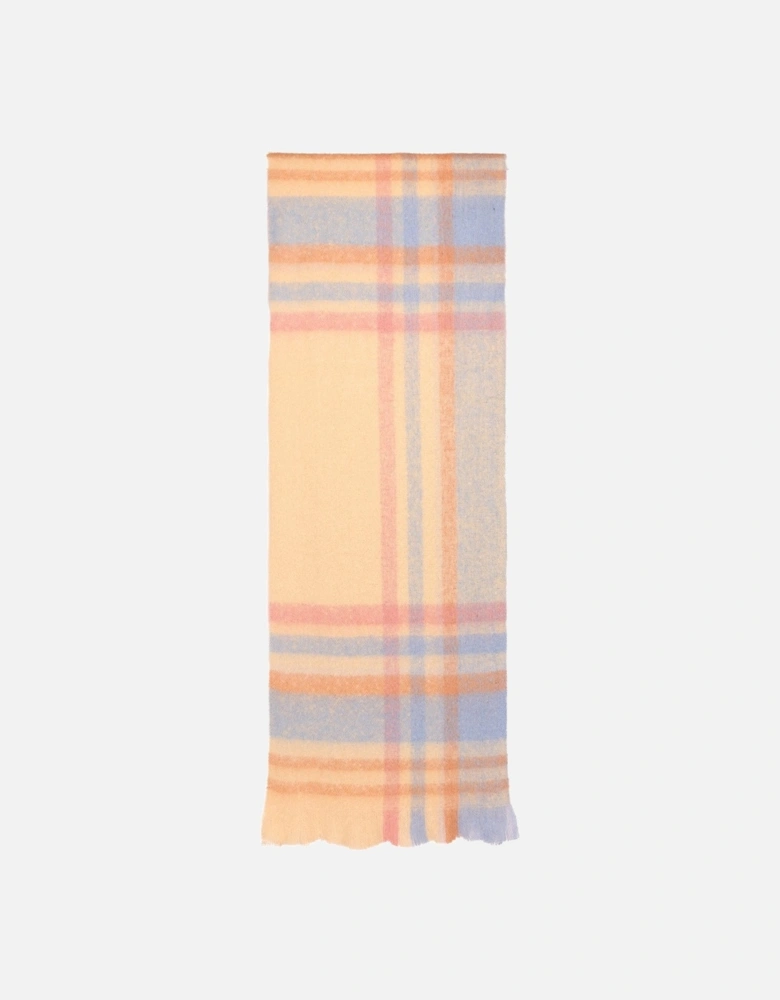 Oversized Tartan Cashmere Blend Scarf