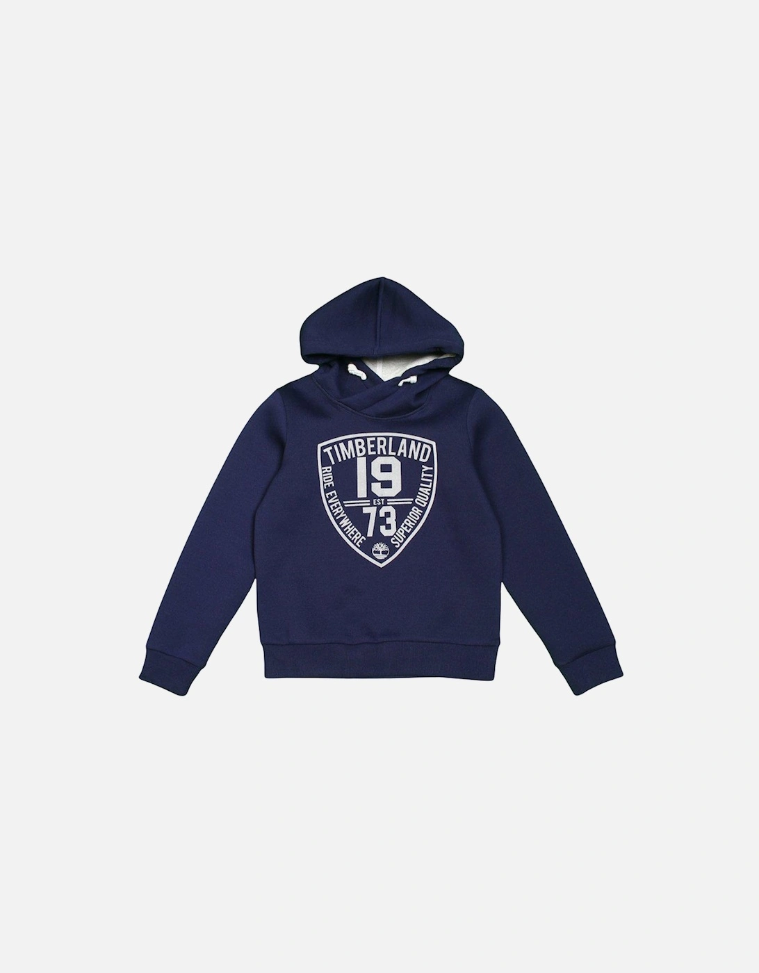 Boys Navy Hoodie, 2 of 1