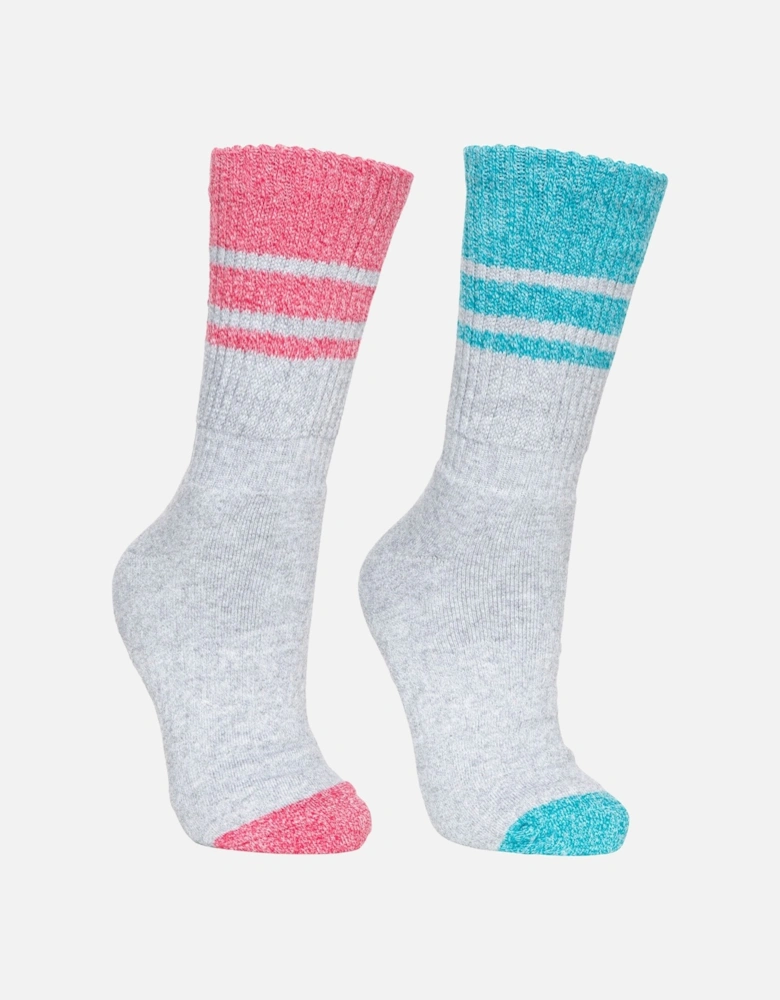 Womens/Ladies Hadley Hiking Boot Socks (2 Pairs)
