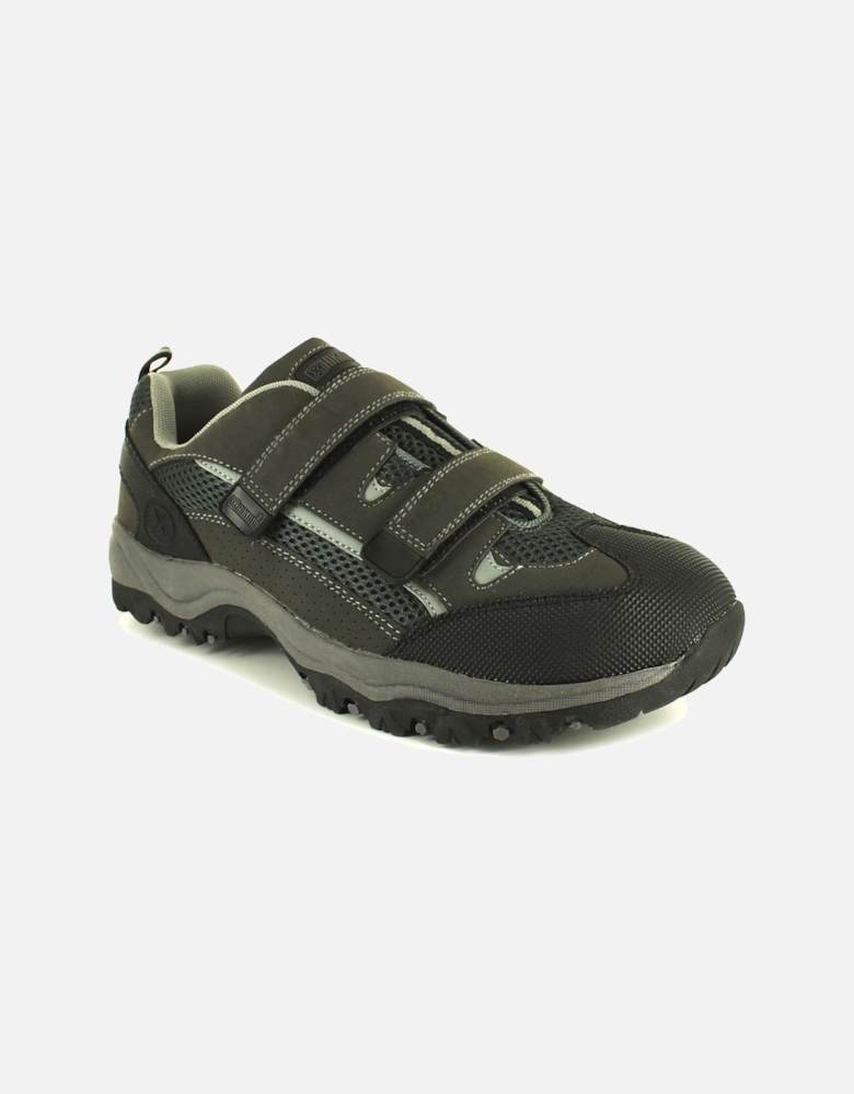 Mens Walking Shoes Trainers Carnvel Touch Fastening grey UK Size