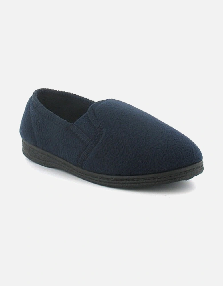 Boys Full Slippers Polar Slip On navy UK Size