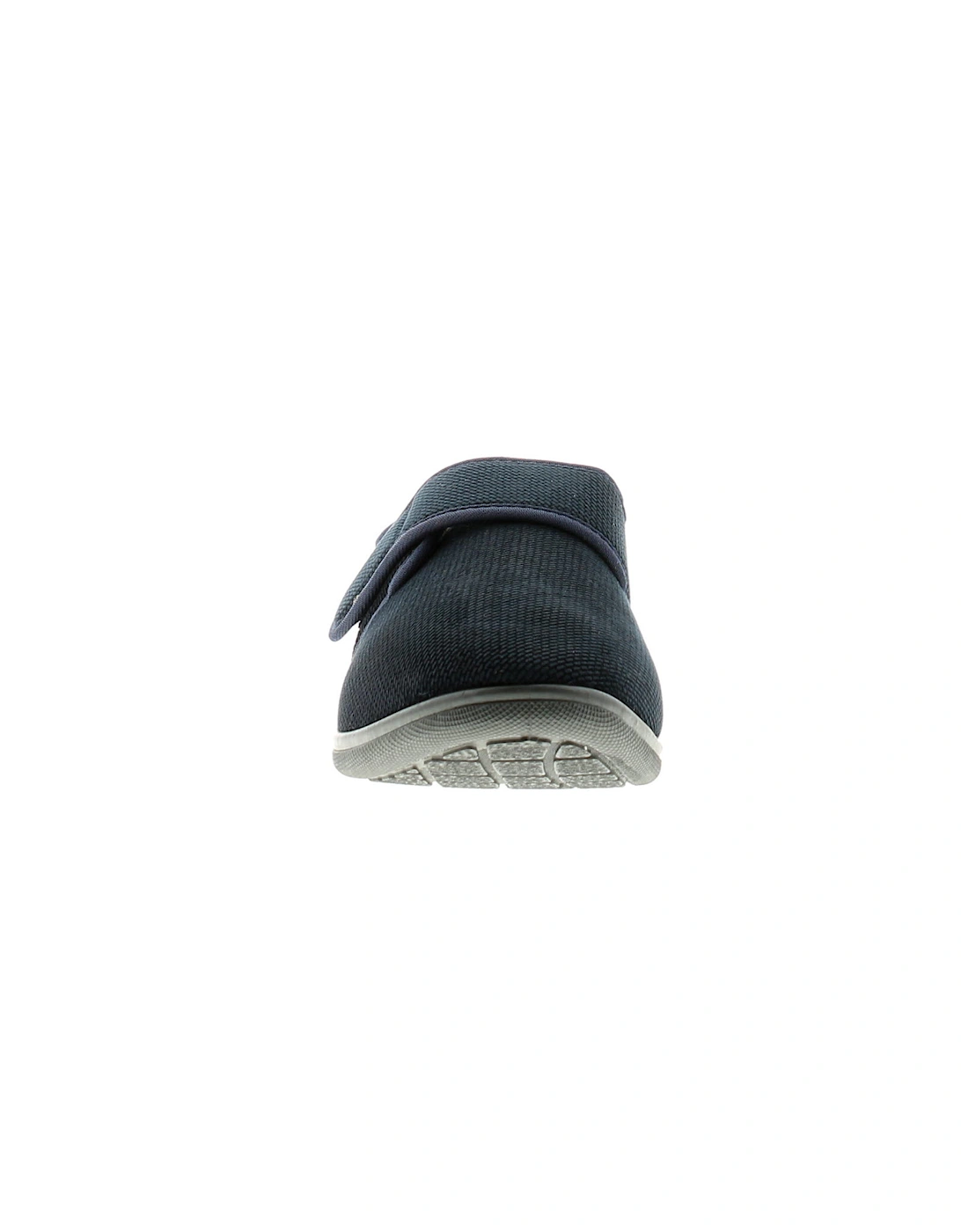 Mens Slippers George Touch Fastening navy UK Size