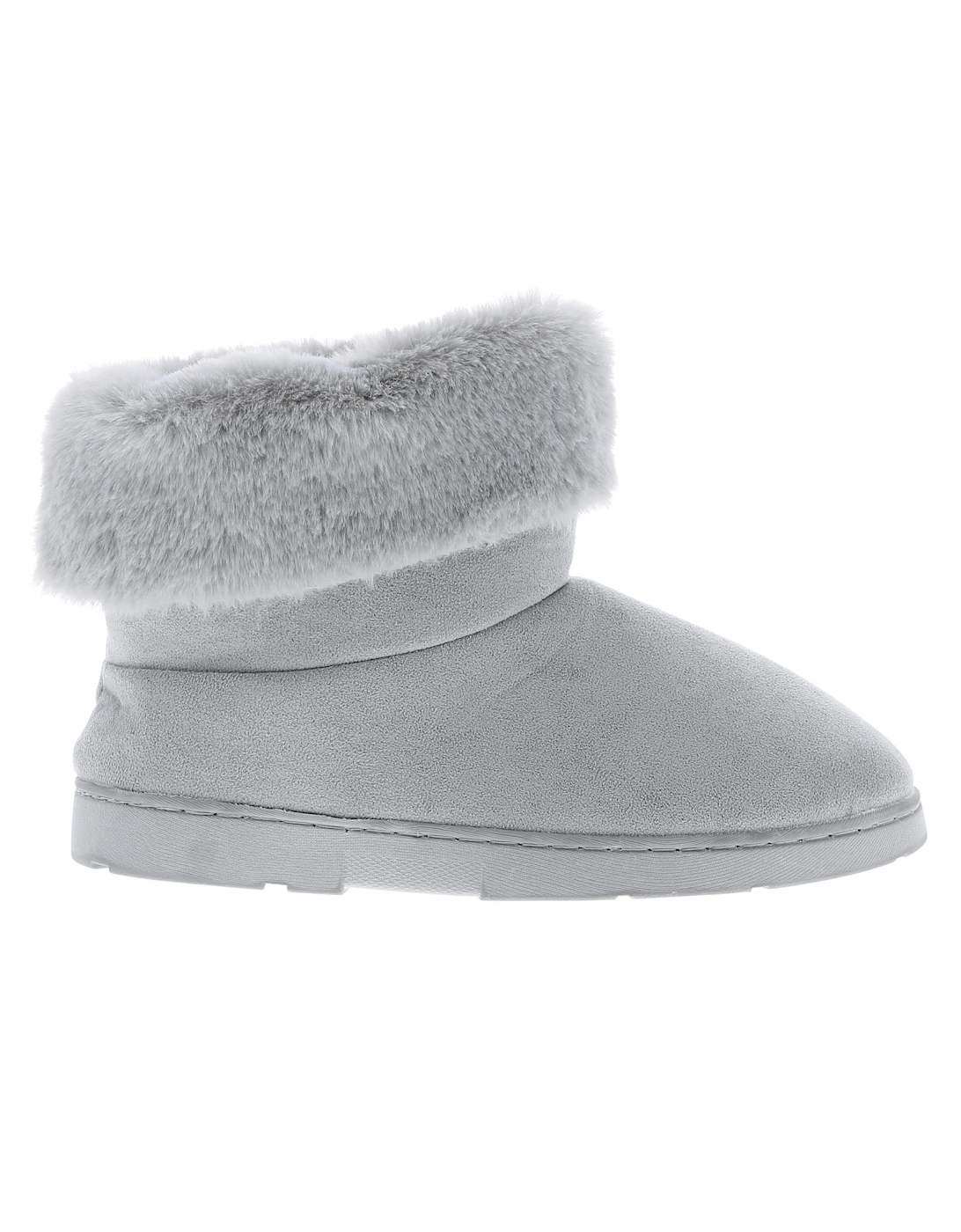 Womens Slipper Boots Ribble Slip On grey UK Size