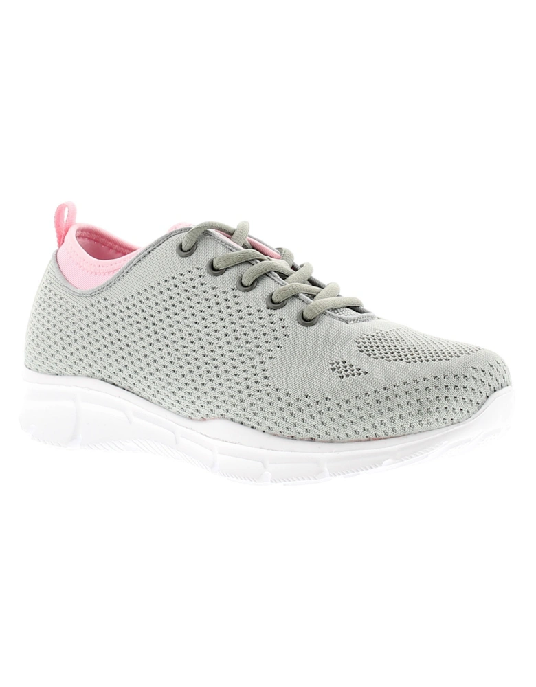 Womens Trainers Rebound Lace Up grey UK Size