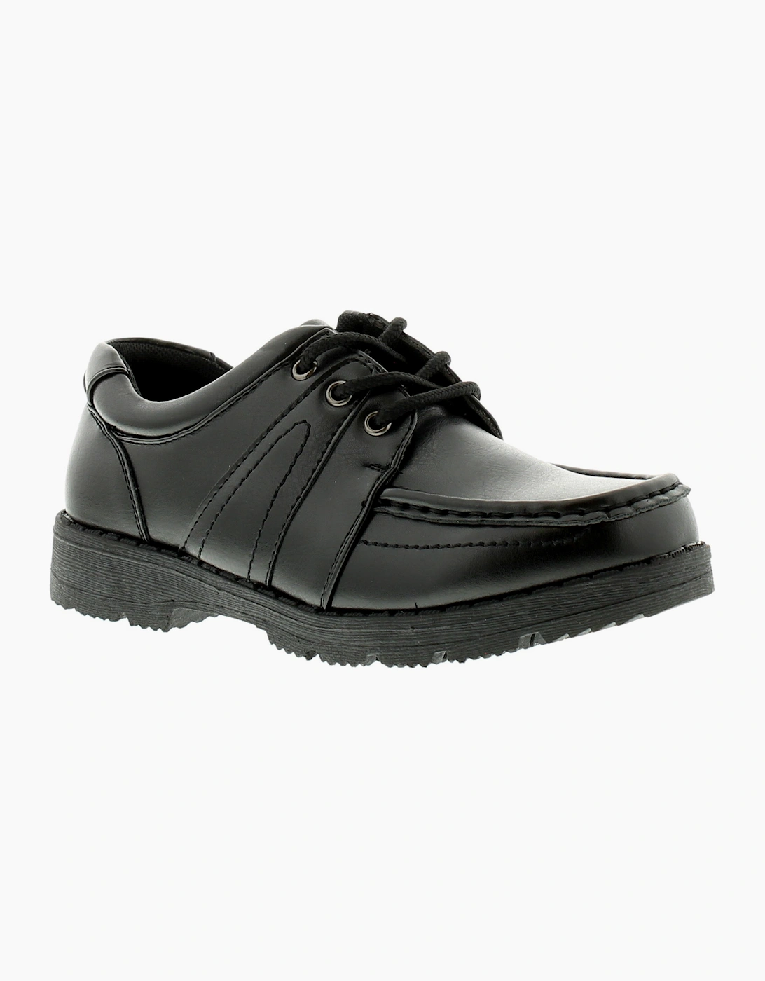 Boy's Rockstorm Boys School Shoes Rob Lace Up black UK Size - Size: 2