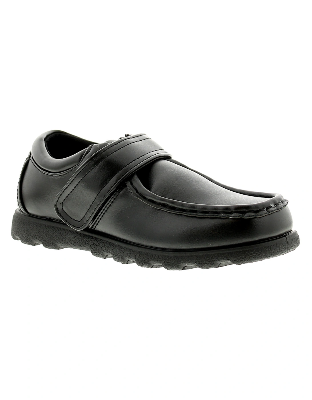Boys School Shoes Miko Touch Fastening black UK Size, 6 of 5