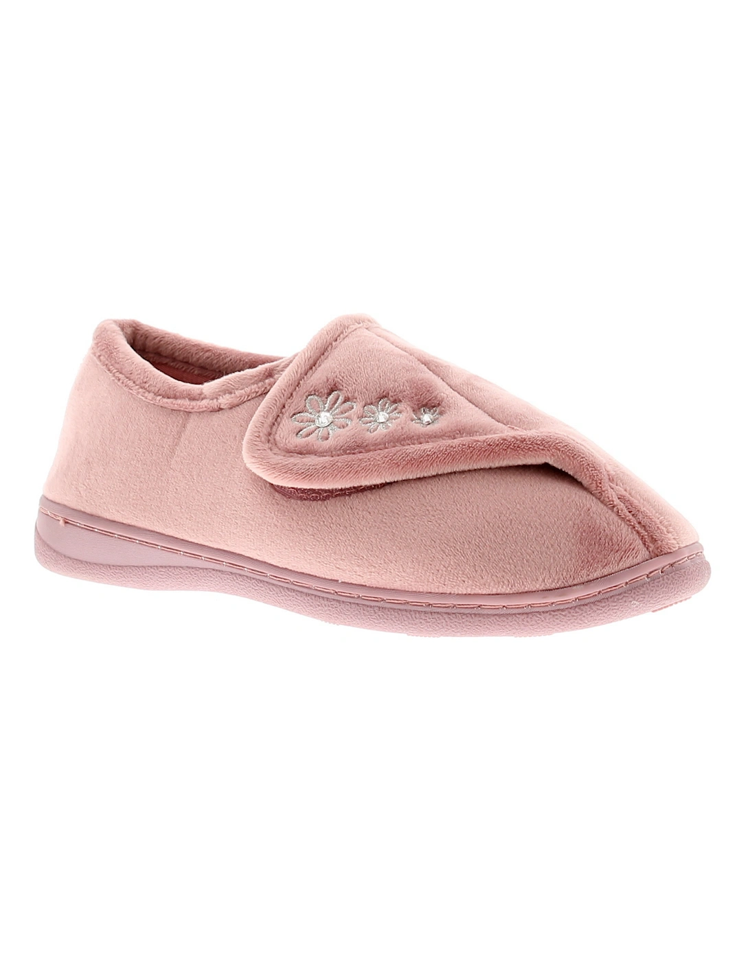 Women's Strollers Womens Slippers Aloha Touch Fastening pink UK Size - Size: 4