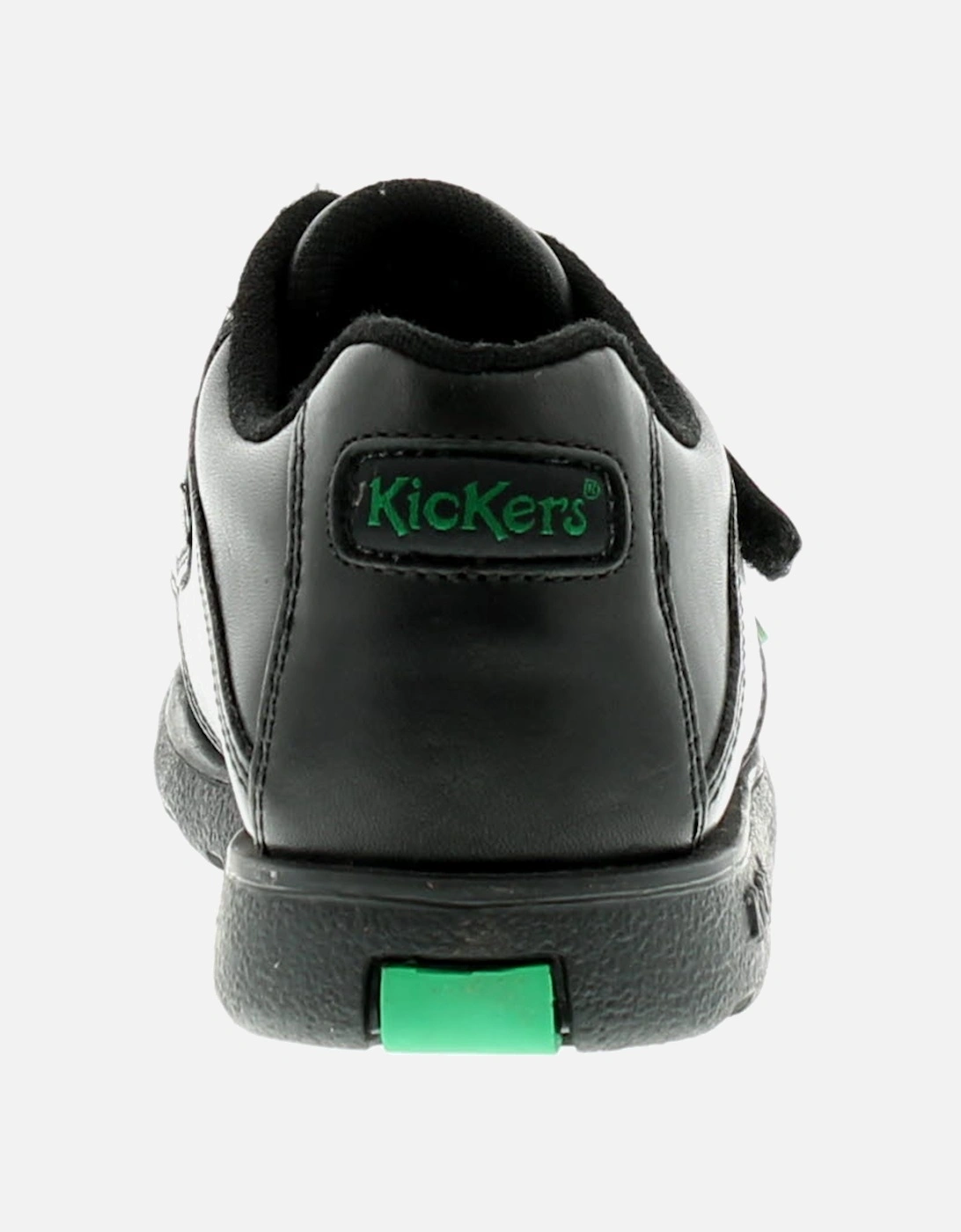 Boys School Shoes Fragma Strap3 Infant Leather Touch Fasten black UK Siz