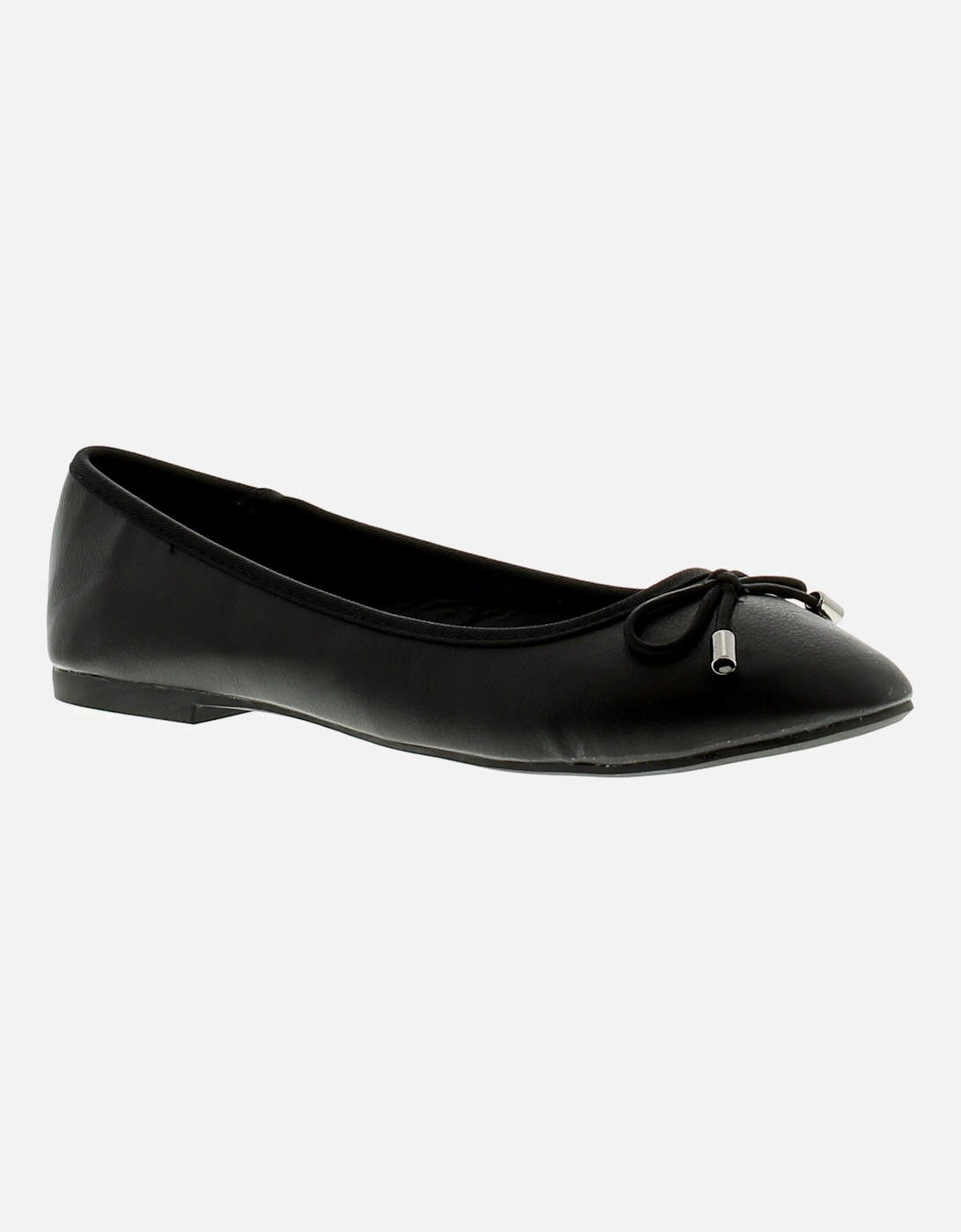 Womens Flat Shoes Brittany Slip On black UK Size, 6 of 5
