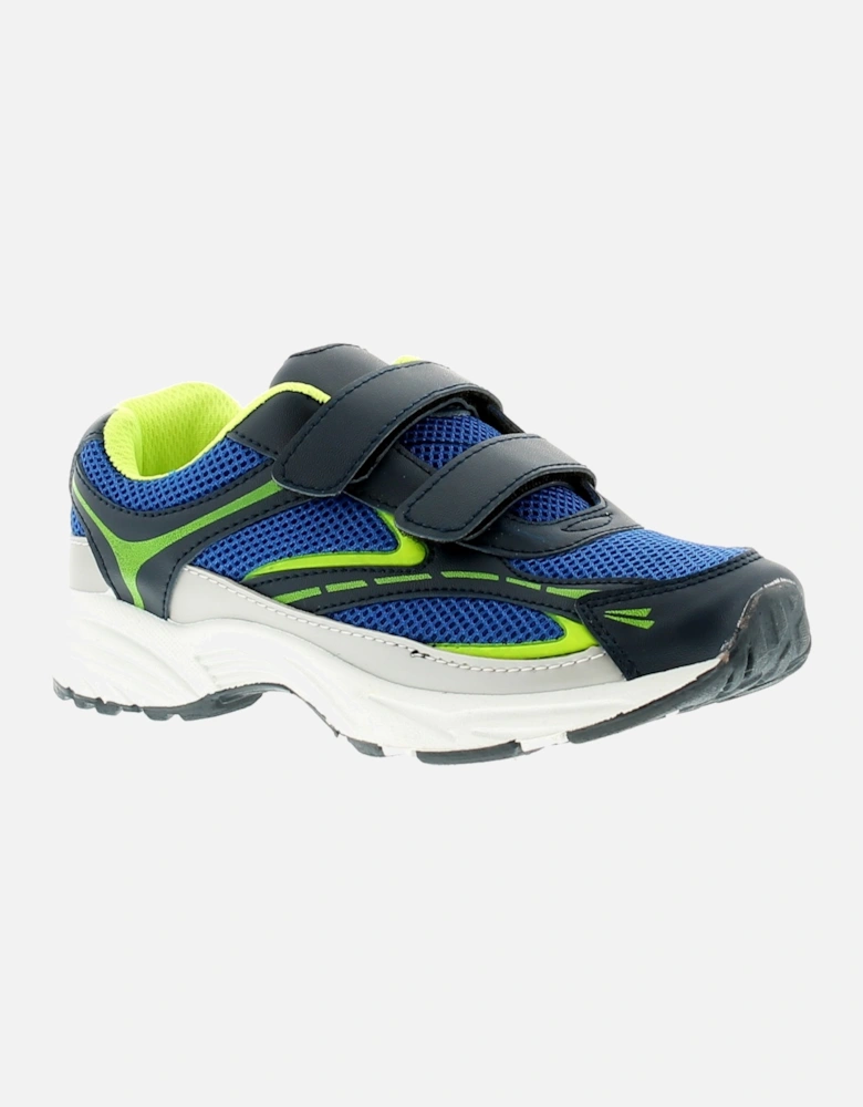 Older Boys Trainers Speedy Touch Fastening blue UK Size