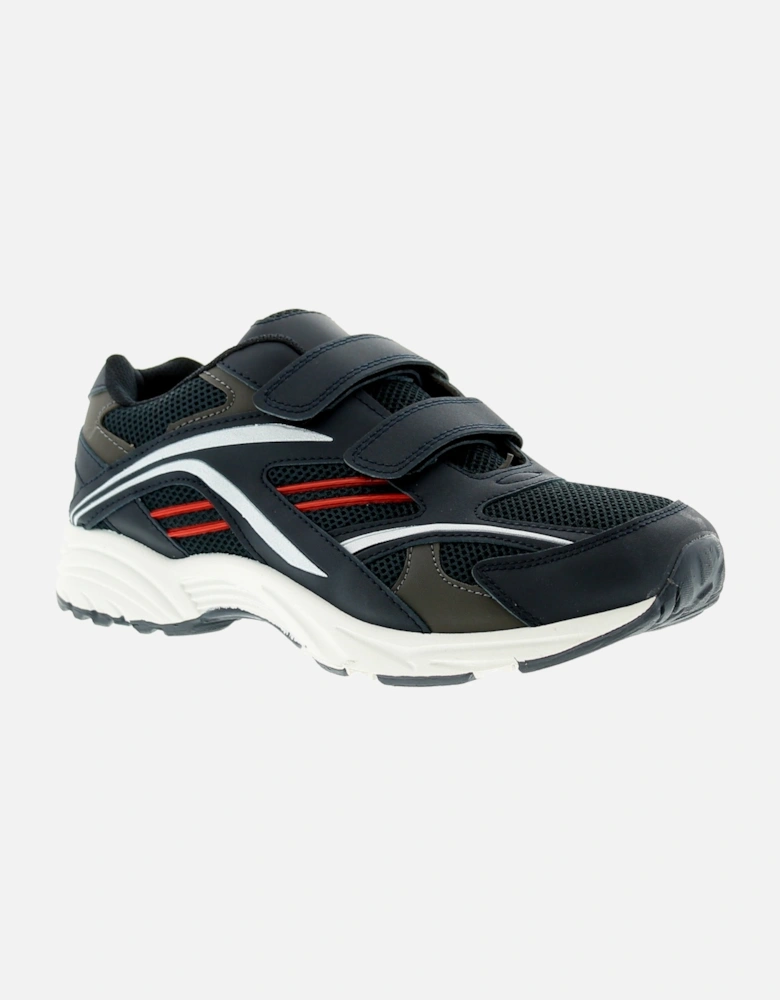 Mens Trainers Speedy Touch Fastening navy UK Size