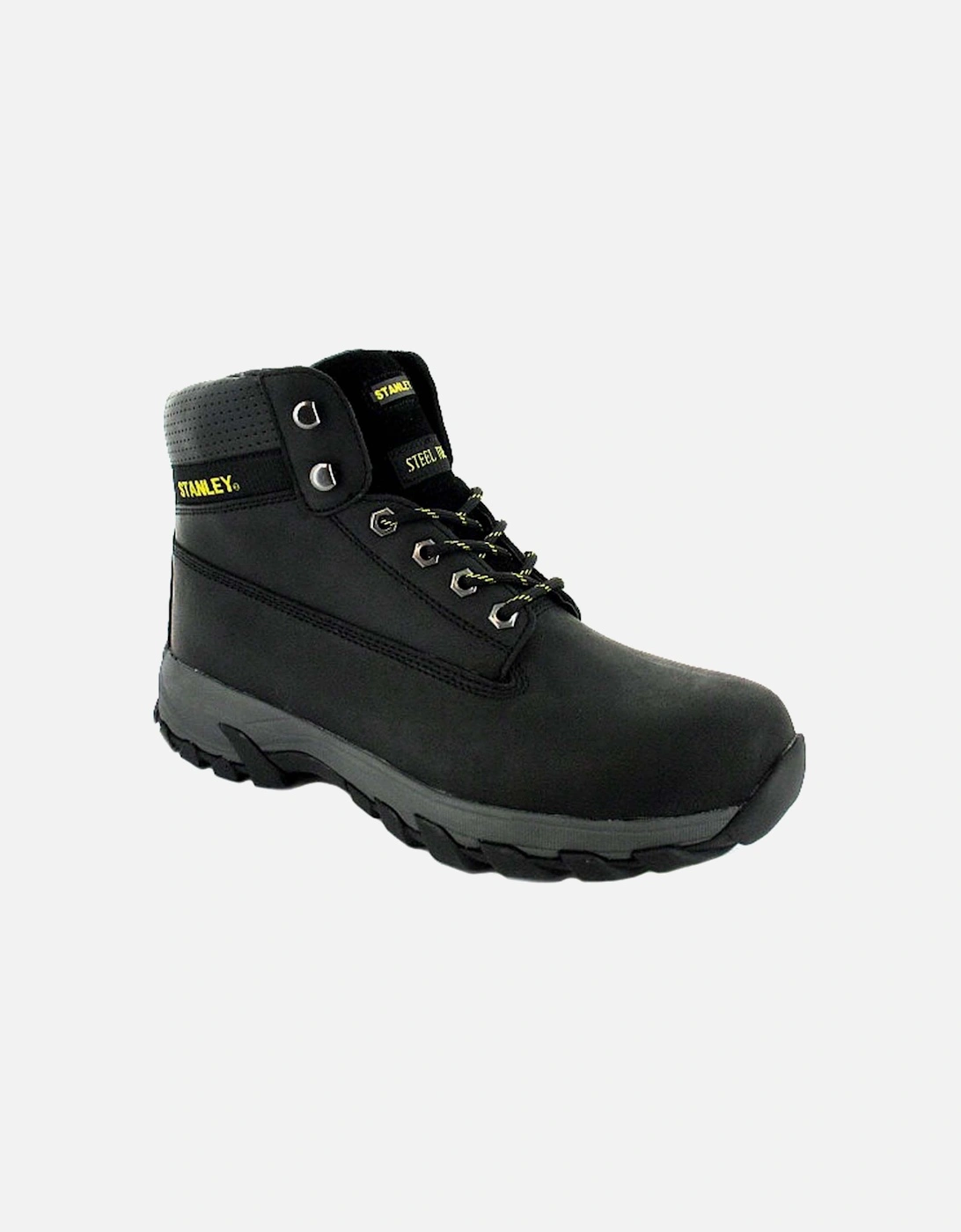 Men's Stanley Mens Safety Boots Hartford Leather Lace Up black UK Size - Size: 8