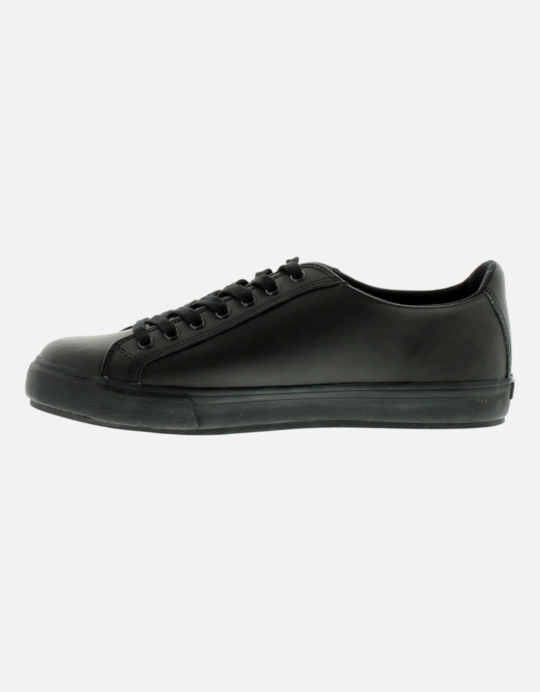 Mens Shoes Pumps Tovni Lacer Leather Lace Up black UK Size
