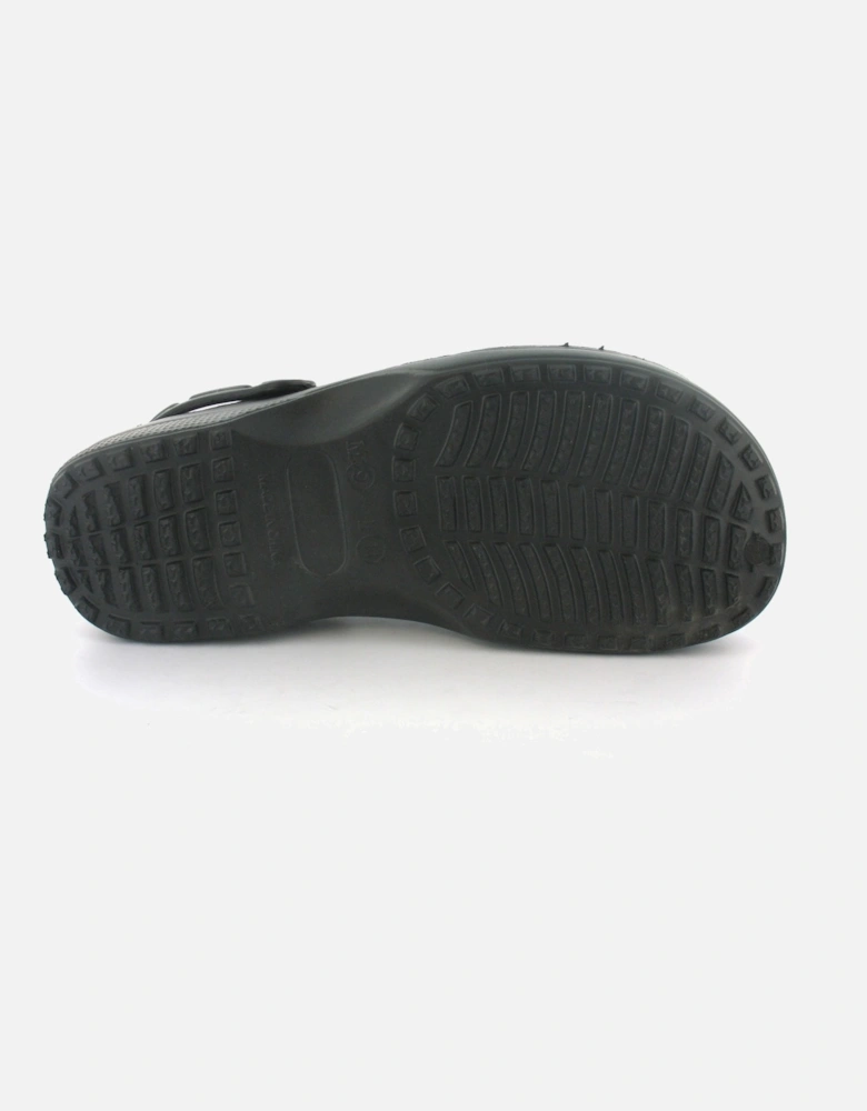 Mens Clog Beach Sandals Pop Slip On black UK Size