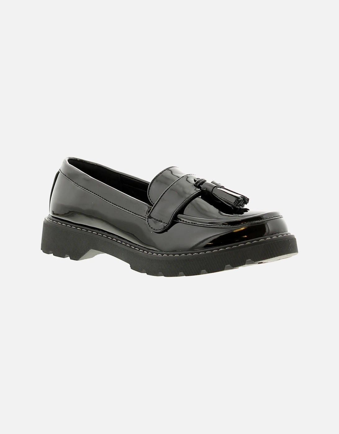 Womens Flat Shoes Kyra Slip On black UK Size, 6 of 5