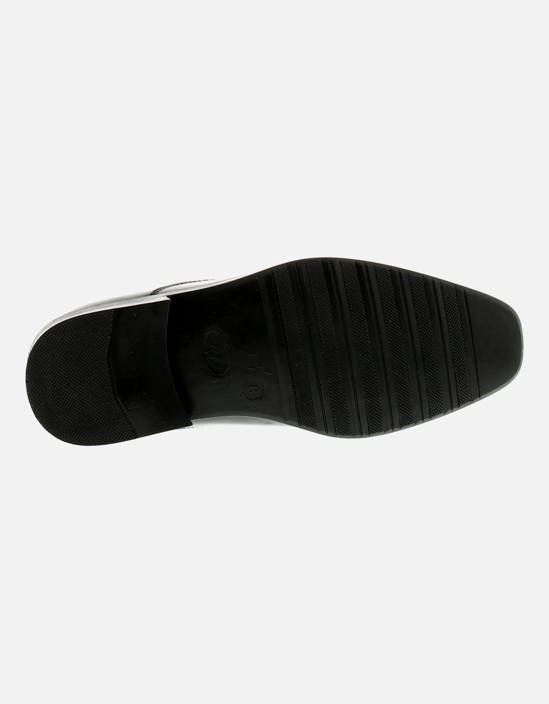 Mens Shoes Work School Formal Brenner Slip On black UK Size