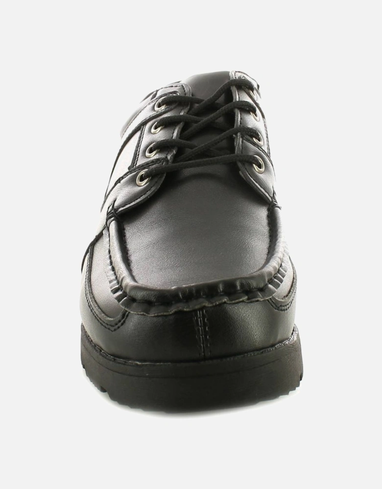 Mens Shoes Work School Hunter 3 Lace Up black UK Size