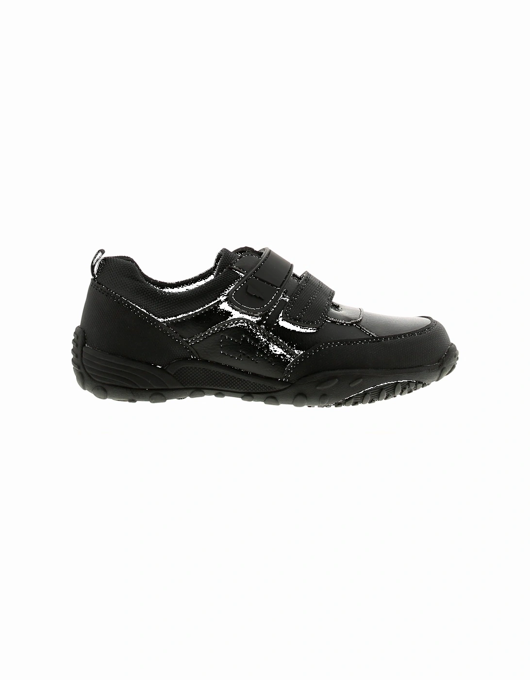 Boys School Shoes Blast Touch Fastening black UK Size