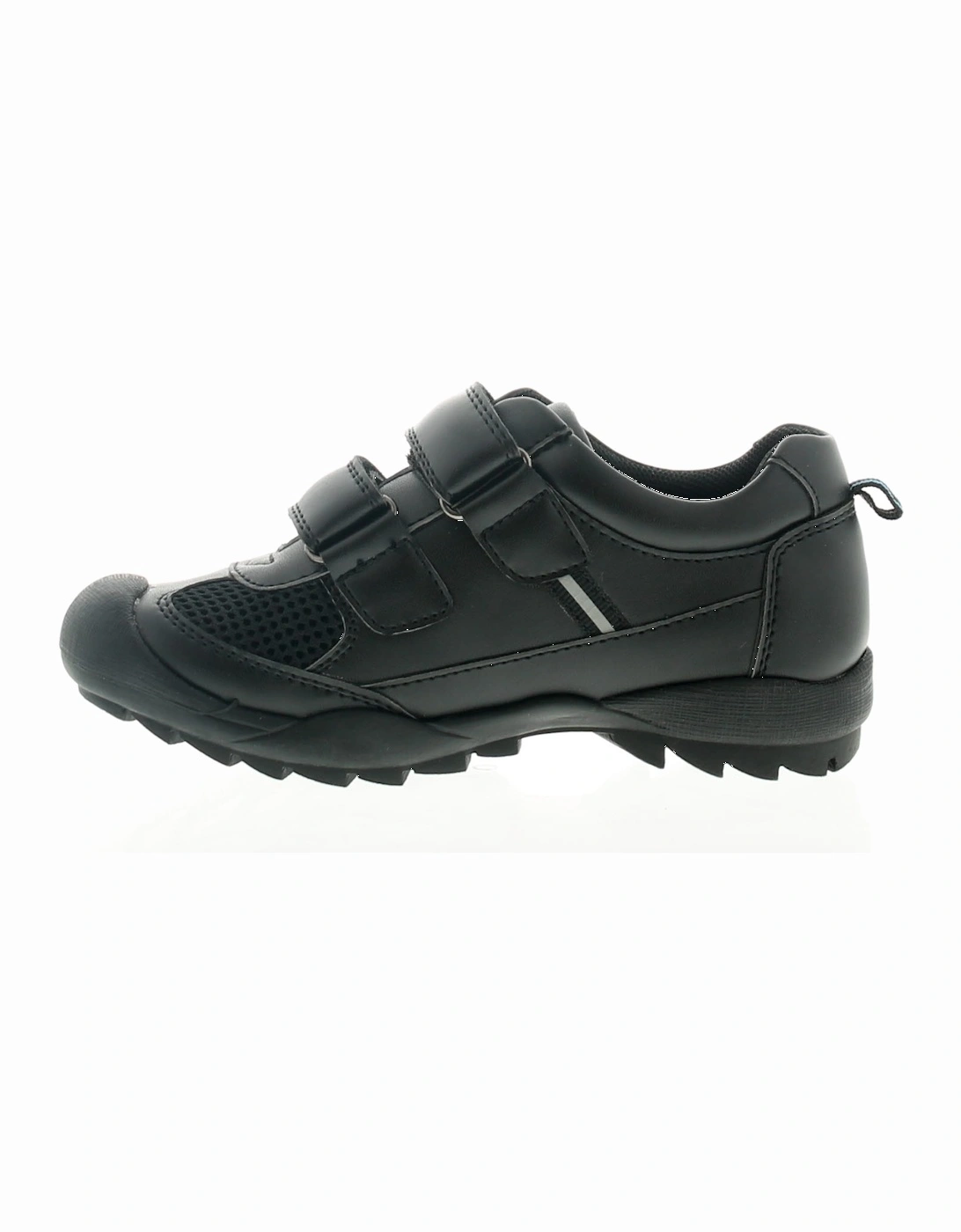 Younger Boys Shoes Trainers School Danny Touch Fastening black UK Size