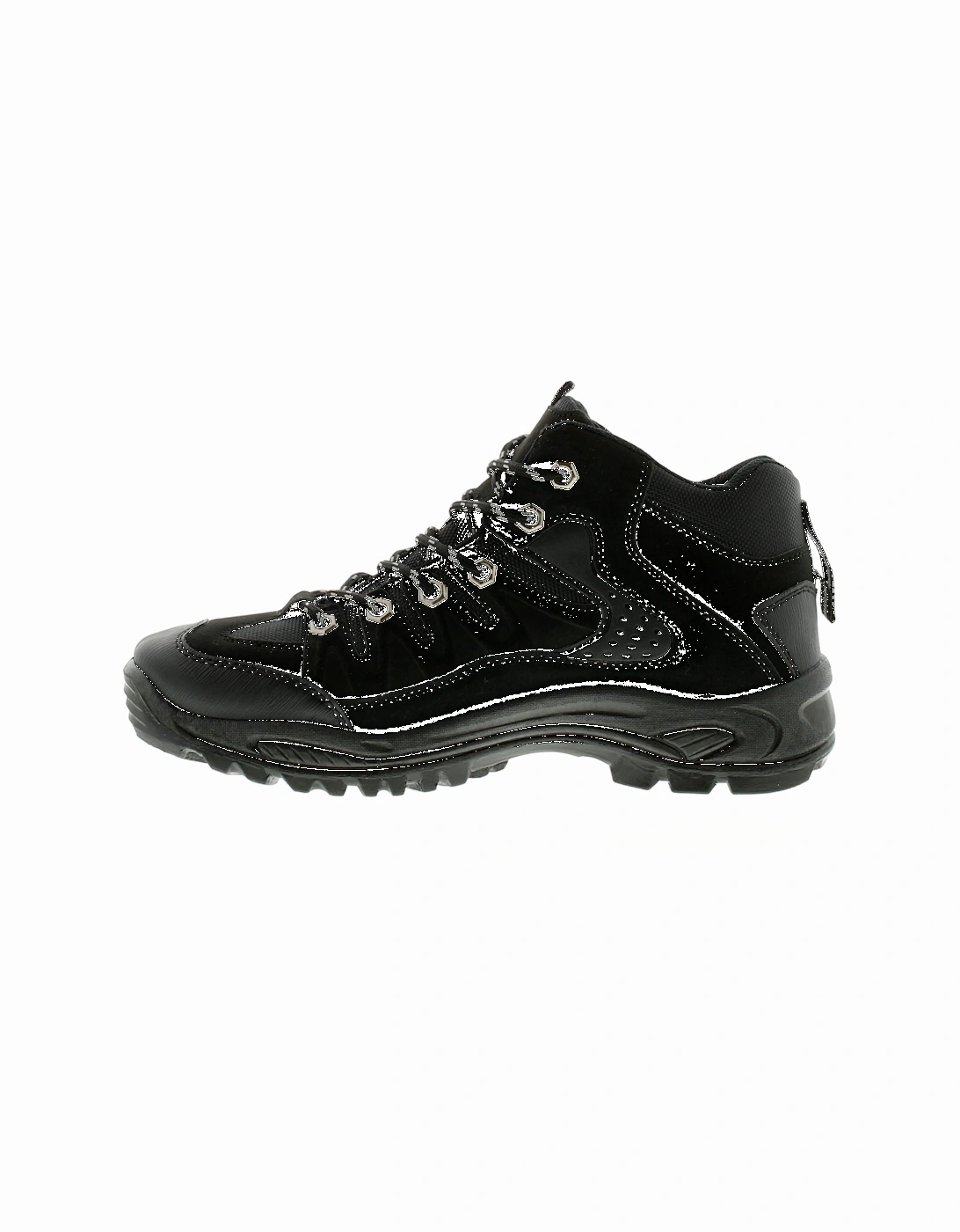 Mens Walking Boots Climber Lace Up black UK Size