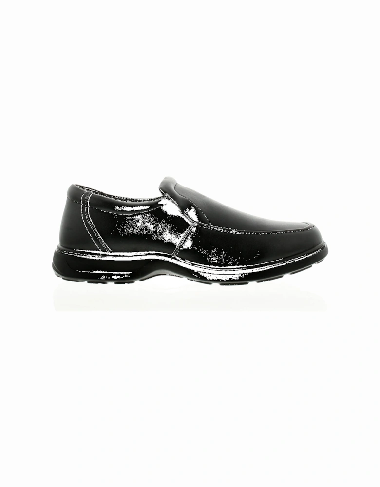 Mens Casual Shoes Wide Robin XL Slip On black UK Size