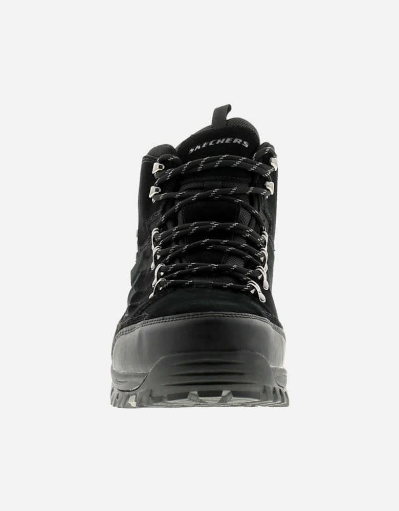 Mens Walking Boots Relment Pelmo Lace Up black UK Size