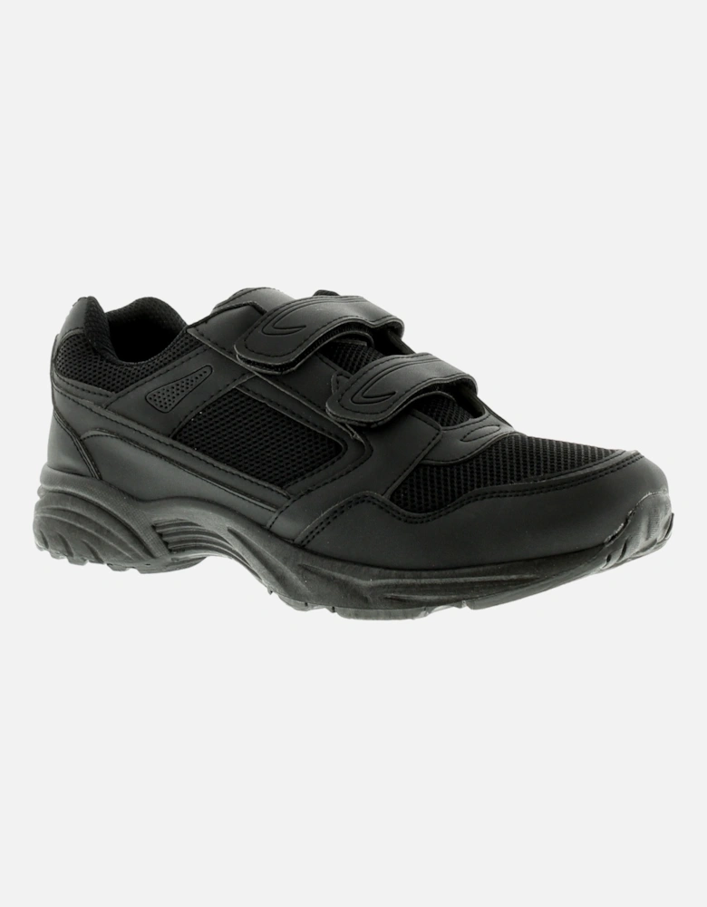 Mens Trainers Speedy Touch Fastening black UK Size