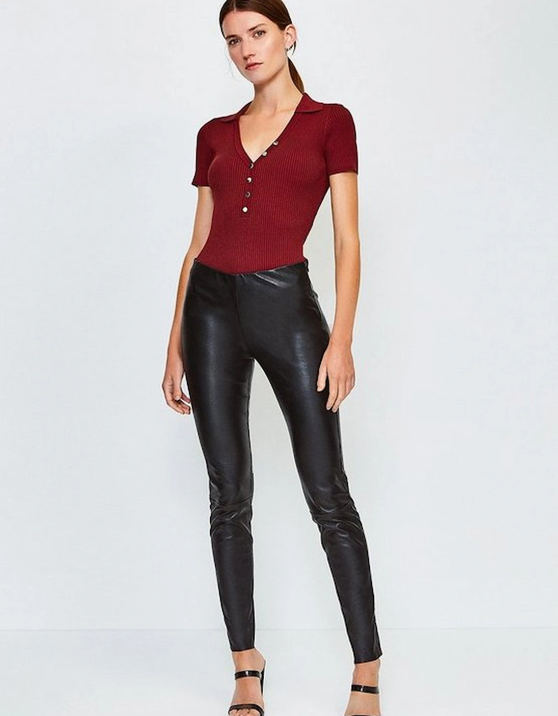 Stretch Leather Legging, 4 of 3