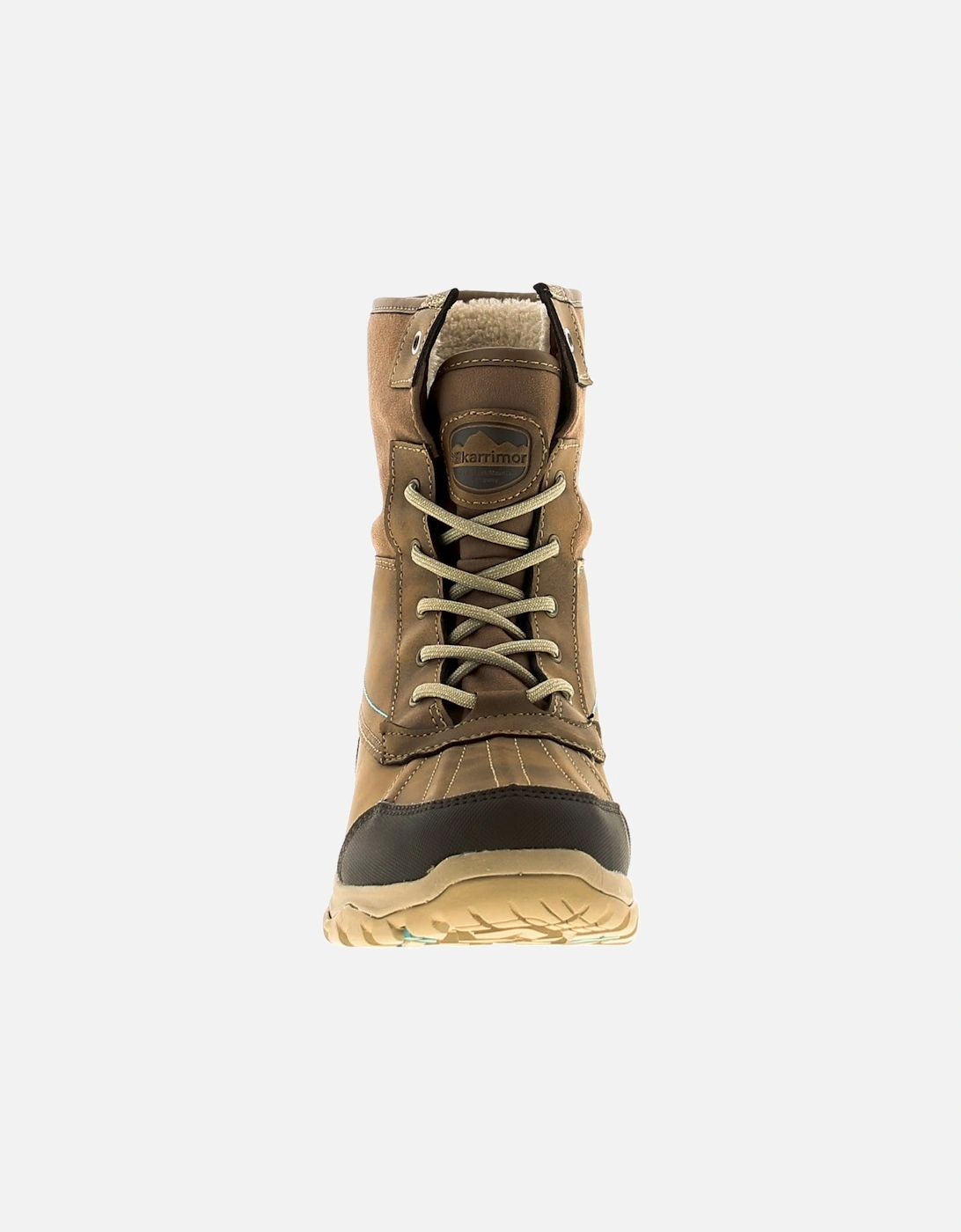 Womens Walking Boots Edmonton Lace Up brown UK Size