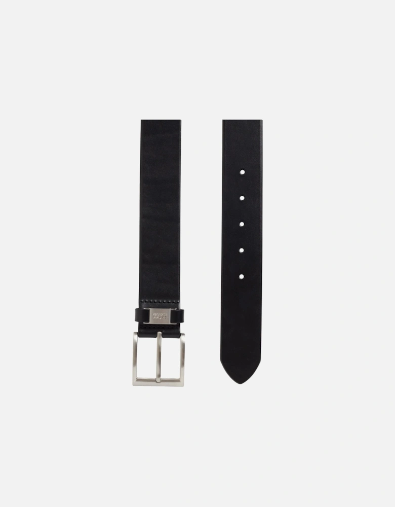 Men's Connio Black Leather Belt