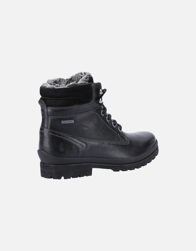 Womens/Ladies Annay Leather Combat Boots