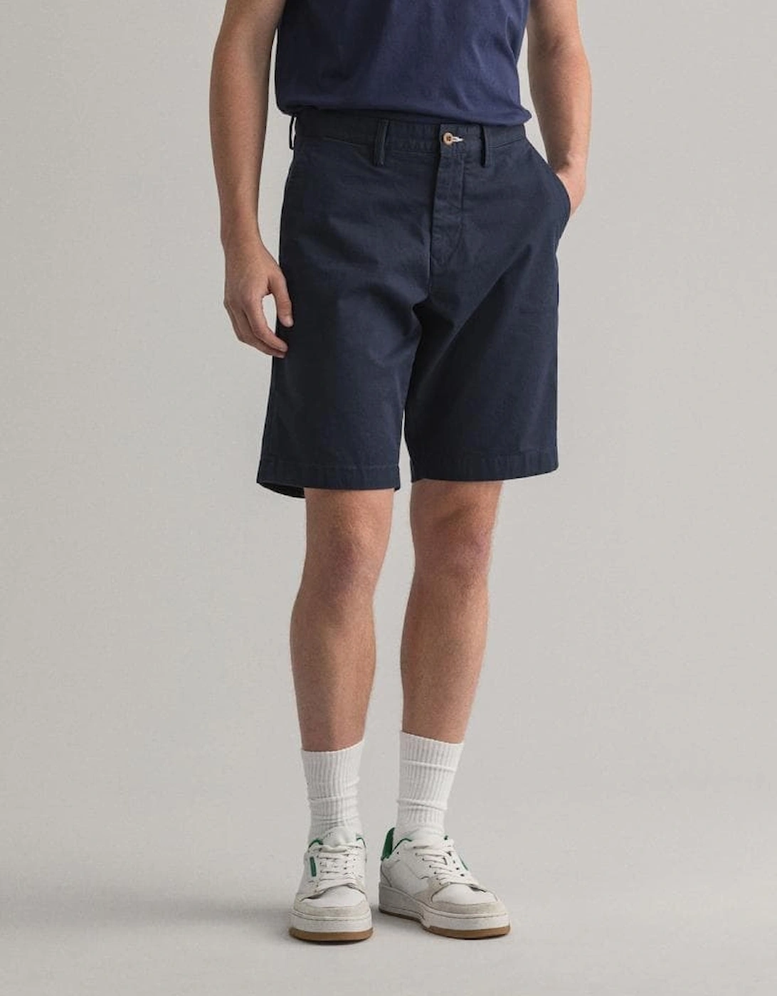 Relaxed Twill Mens Shorts, 7 of 6