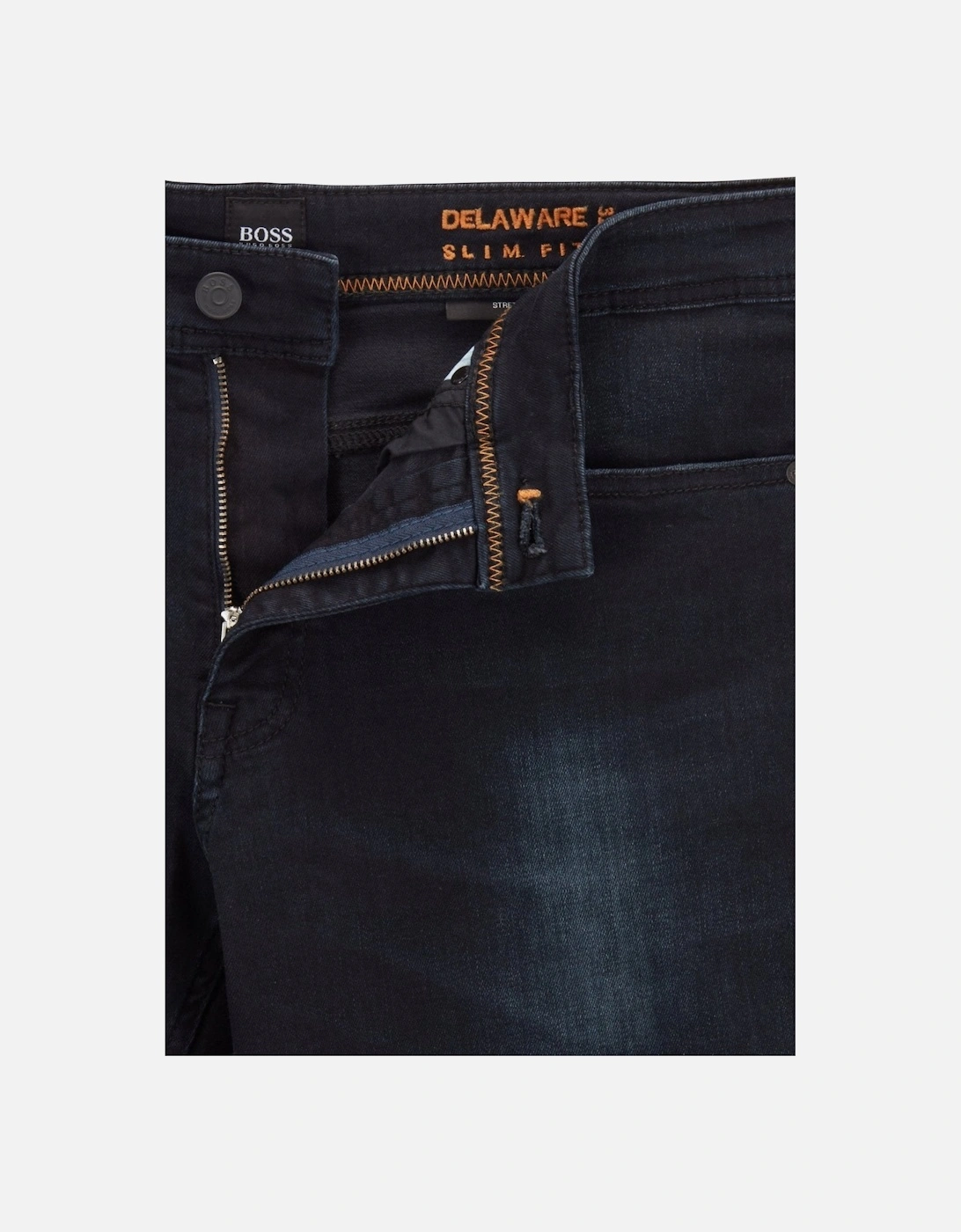 Men's Dark Blue Delaware Slim Fit Denim Jeans