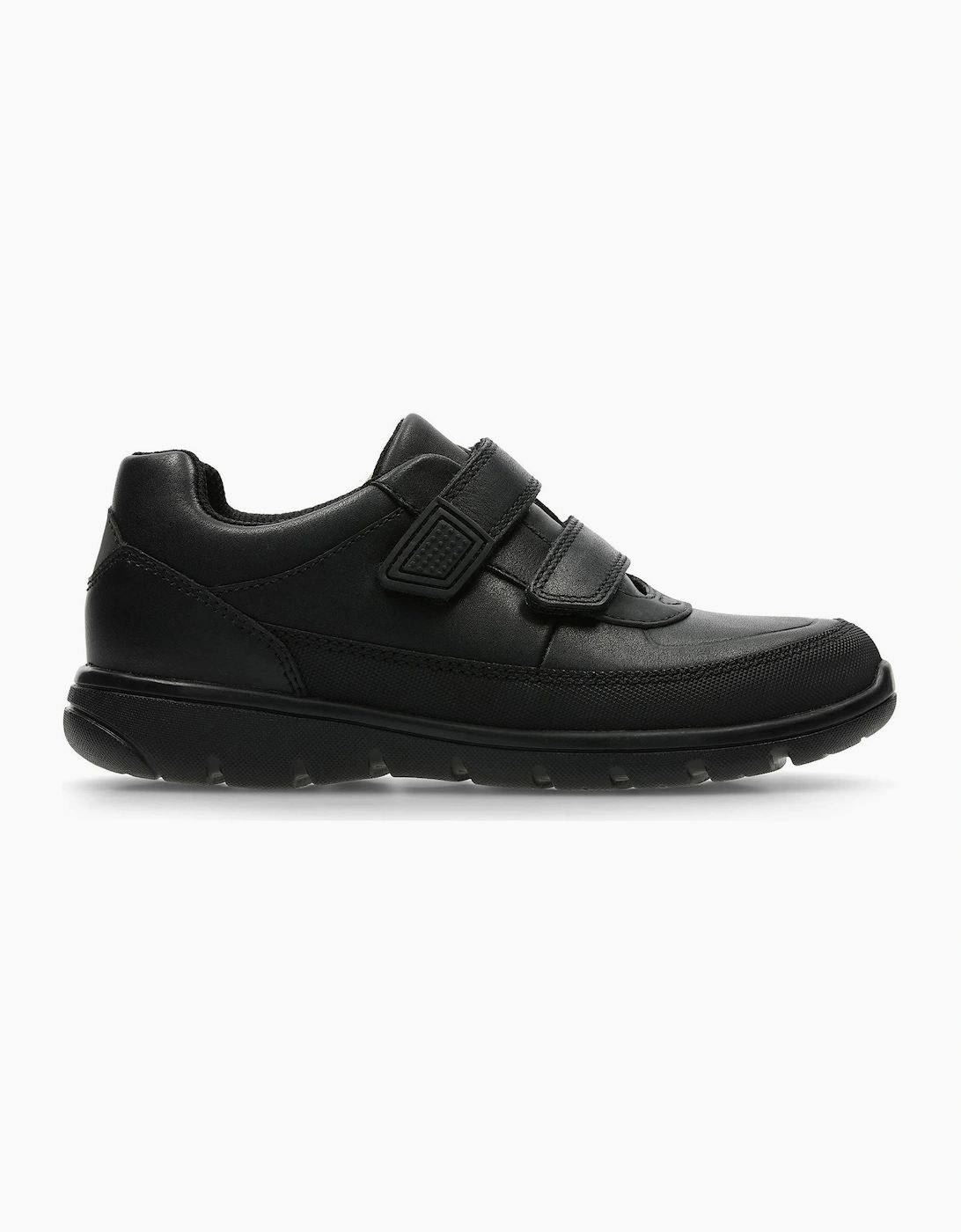 Clarks Clarks Boy's VENTURE WALK CHILDREN'S SCHOOL SHOE - Black