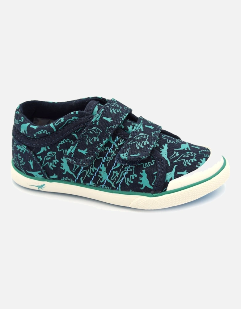 JURASSIC NAVY DI BOY'S CANVAS SHOE