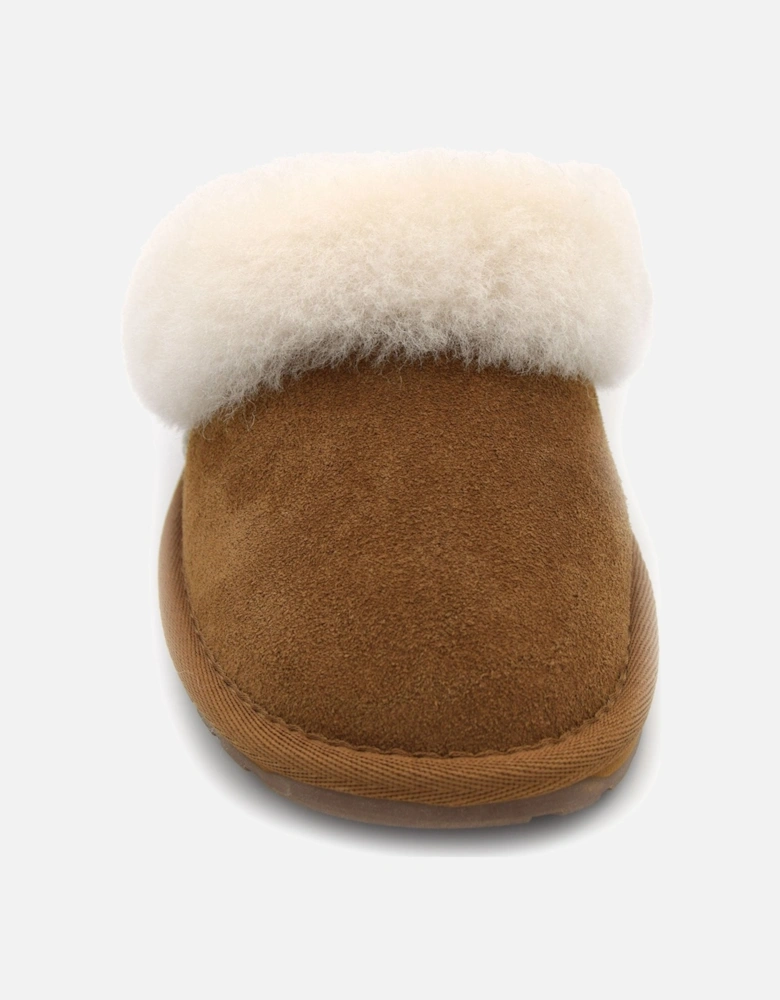 JOLIE LADIES SHEEPSKIN LINED MULE SLIPPER