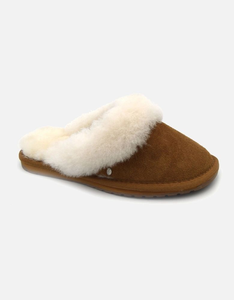 JOLIE LADIES SHEEPSKIN LINED MULE SLIPPER