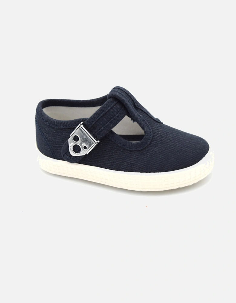 WELLS NAVY CANVA SHOE