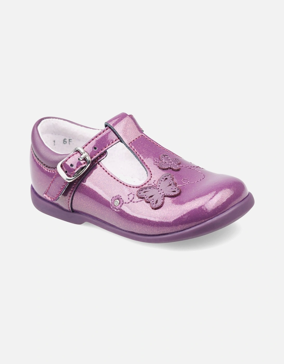 SUNSHINE BLACKCURRANT GIRL'S SHOE, 2 of 1