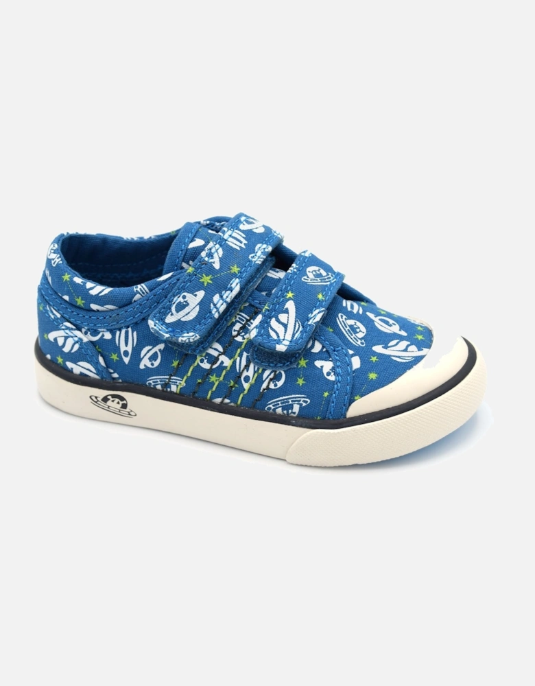 COSMIC BLUE SPAC BOY'S CANVAS SHOE