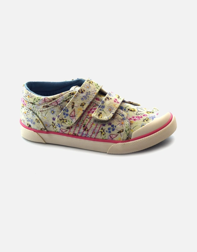 MEADOW CREAM FLO GIRLS SHOE