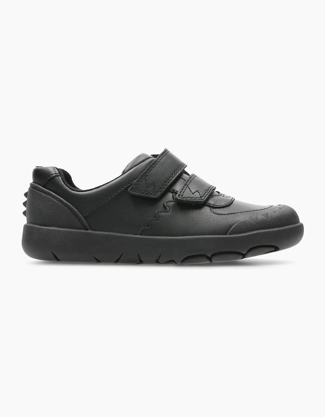 Clarks Boy's CLA Rex Pace T - Black - Size: S 7.5/f