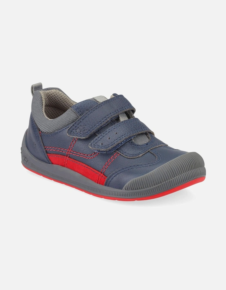 TICKLE NAVY LEAT BOYS SHOE