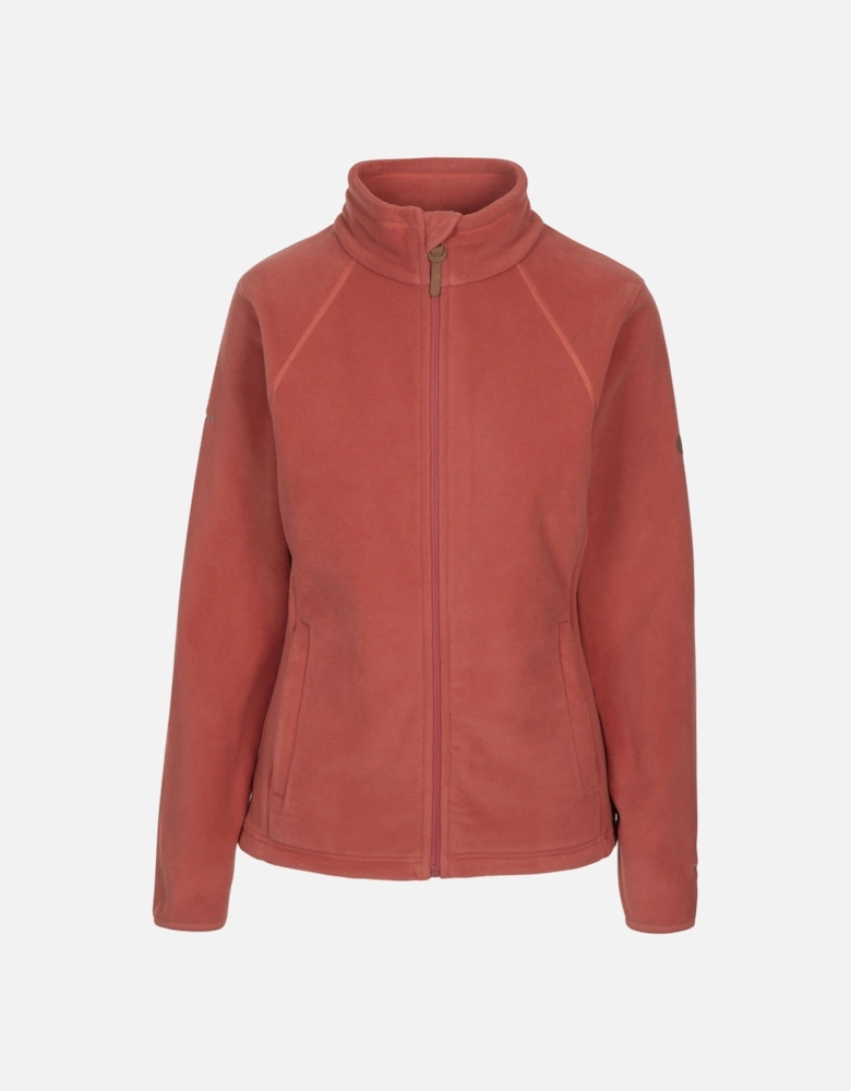 Womens/Ladies Trouper Leather Trim Fleece Jacket